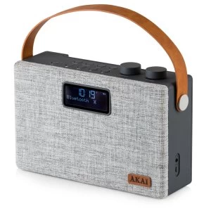 image of Akai A61029 Portable DAB Bluetooth Radio