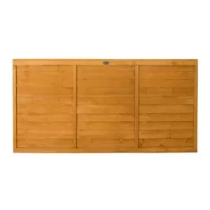 Image of Forest Garden 6 x 3ft Contemporary Lap Fence Panel