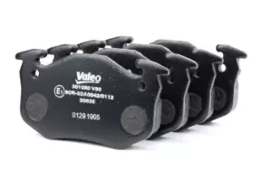 Image of VALEO Brake pad set RENAULT 301080 7701202213,7701202227,7701202517 7701202710,7701202891,7701203842,7701205277