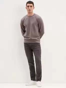Image of Burton Menswear London Burton Slim Jeans - Dark Grey, Size 32, Length Regular, Men