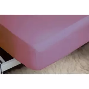 Image of Easy Care Fitted Sheet Super King Misty Rose