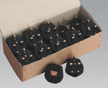 Image of Sealey PL13/320 Resilient Plug 13Amp Heavy-Duty Pack of 20