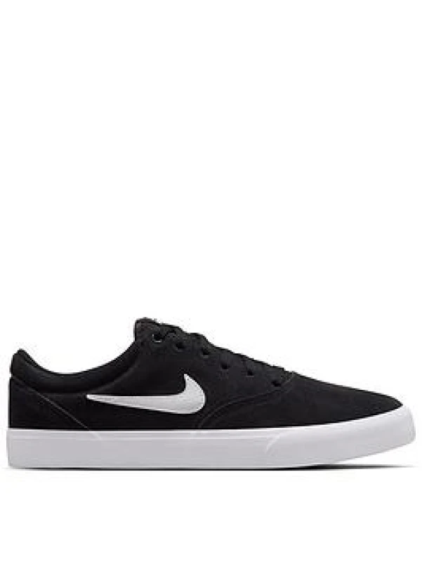 Image of Nike Charge Low Suede Shoes Mens - Black Male 8