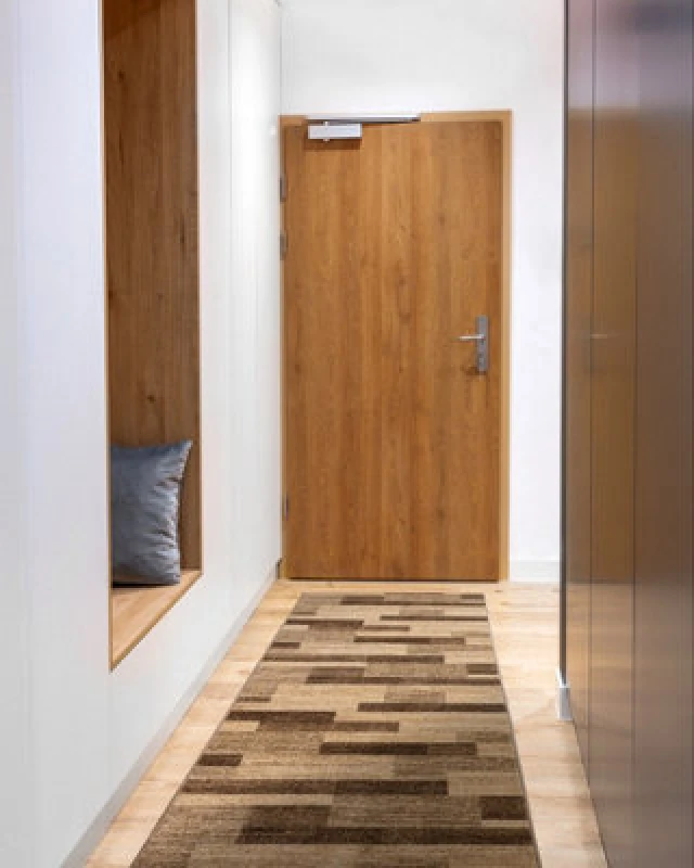 Image of RugsX Runner Karmel Deski Boards Nut 70Cm 70X100 Cm