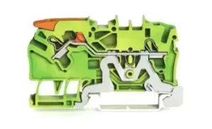 Image of Wago 2102-1207 Terminal Block, Din Rail, 2Ways, 12Awg