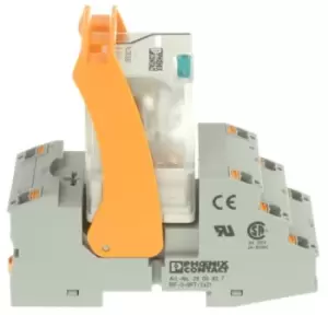 Image of Phoenix Contact, 24V dc Coil Non-Latching Relay DPDT, 2A Switching Current DIN Rail, 2903297