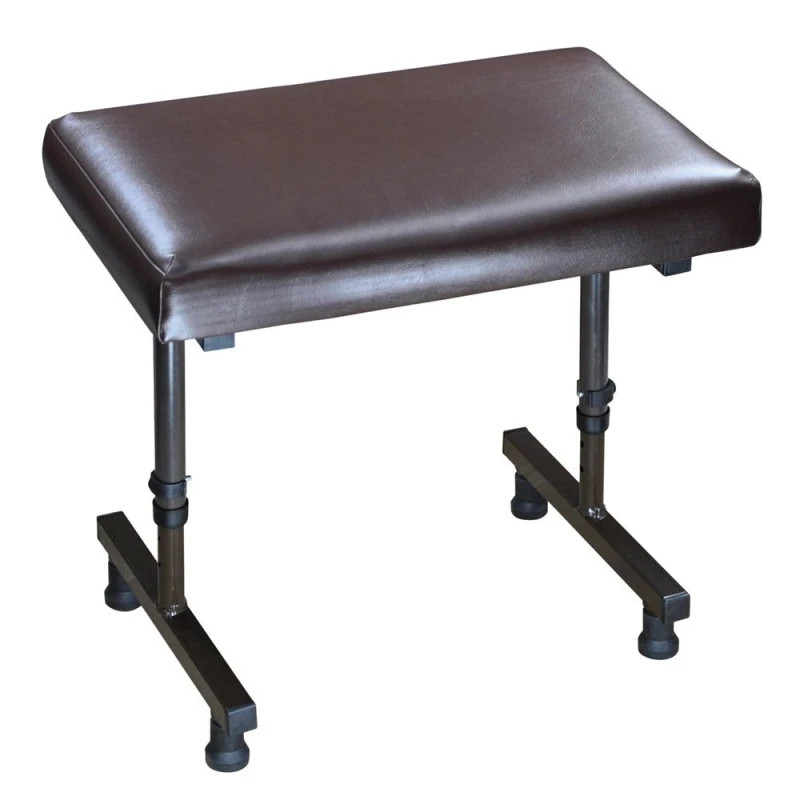 Image of Loops Padded Leg Rest with Wipe-Clean Vinyl Finish - Height Adjustable - 385-535mm Multi