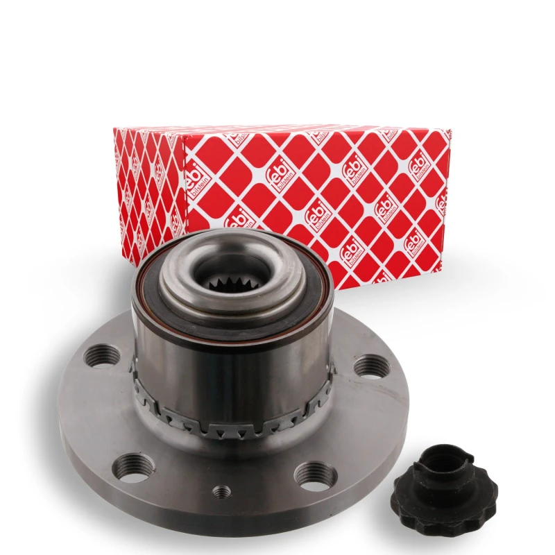 Image of FEBI BILSTEIN 32558 Wheel bearing kit Front Axle Right, with ABS sensor ring Wheel Bearing Kit (654)