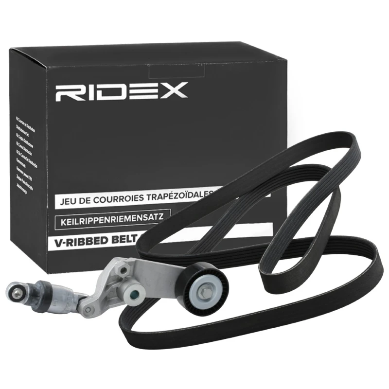 Image of RIDEX 542R0701 V-ribbed belt set V-Ribbed Belt Set (542)