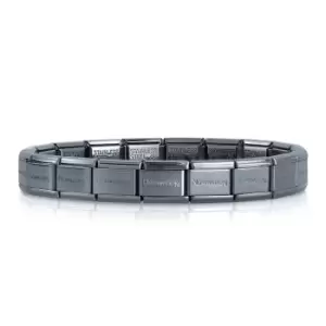 Image of Nomination Classic Hematite Plated Starter Bracelet