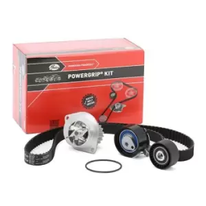 Image of GATES Water Pump + Timing Belt Kit KP25581XS PEUGEOT,CITROEN,206 Schragheck (2A/C),206 CC (2D),207 (WA_, WC_),307 CC (3B),307 SW (3H)