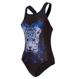 image of Maru Vee Back Swimsuit Ladies - Blue eyes