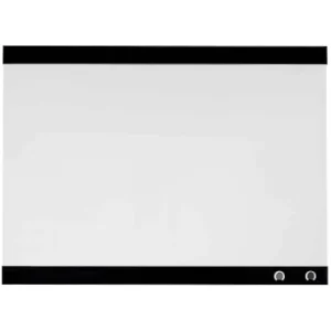 image of Nobo Magnetic Whiteboard with Note Clip 430 x 580mm