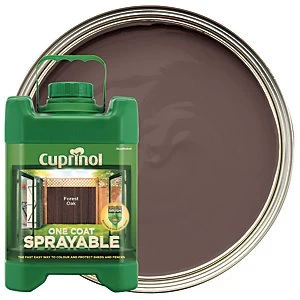 Image of Cuprinol One Coat Sprayable - Forest Oak 5L