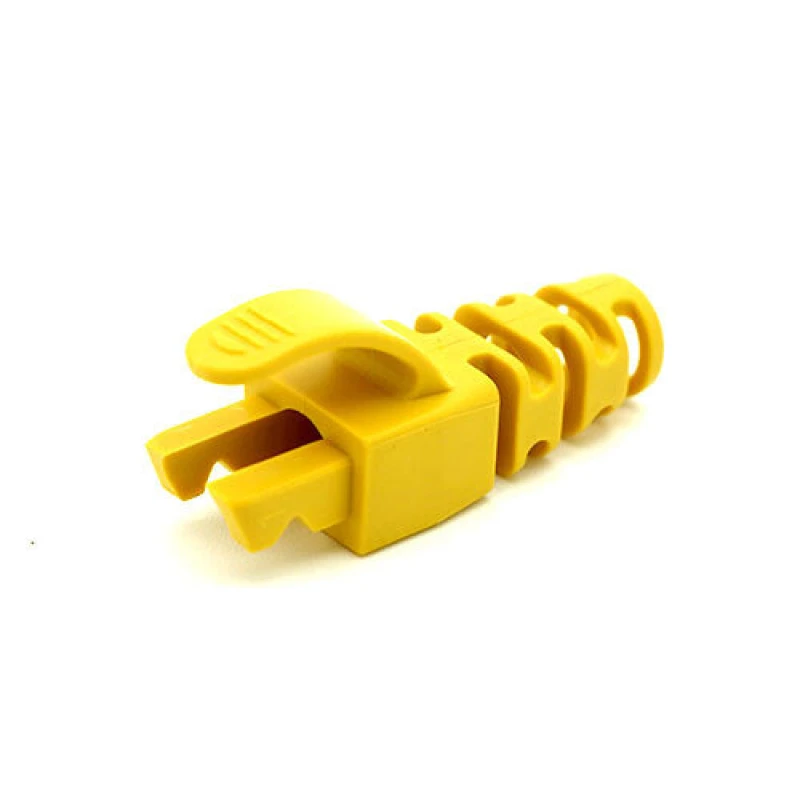 Image of Cablenet Cablenet RJ45 Snagless Strain Relief Flush Boot Yellow 6.5mm 22-2063