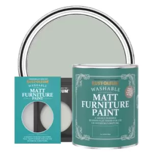 image of Rust-Oleum Matt Furniture & Trim Paint - CHALK GREEN - 750ml