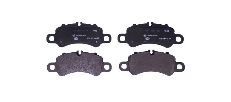 Image of HELLA 8DB 355 040-771 Brake pad set prepared for wear warning indicator Brake Pad Set,disc brake (402)