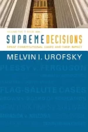 Image of supreme decisions volume 2 great constitutional cases and their impact volu