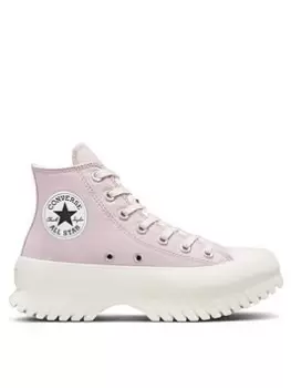 Image of Converse Chuck Taylor All Star Platform Lugged Hi-Tops - Pink, Size 8, Women