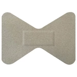 Image of Click Medical Hygioplast Fabric Fingertip Plasters Tan Pack of 50