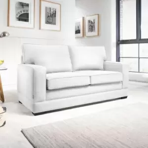 image of Jay-be Modern 2 Seater Sofa Bed With Micro E-pocket Sprung Mattress Dove