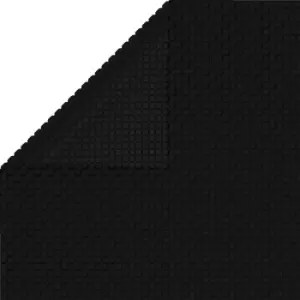 Image of Vidaxl Rectangular Pool Cover 600X400cm Pe Black