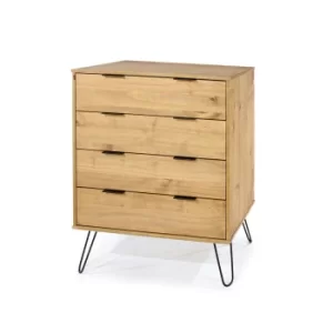 Image of Augusta Pine 4 drawer chest of drawers