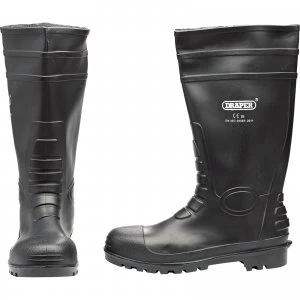 Image of Draper Safety Wellington Boots Black Size 10