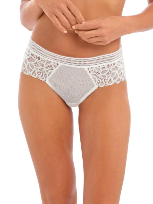 Image of Wacoal Womens thong panties Wacoal Raffine Blanc Female L