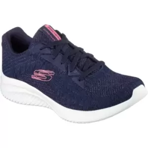 Image of Skechers Womens Ultra Flex 3.0 Best Time Lace Up Trainers UK Size 3 (EU 36)