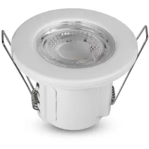 image of V-tac - VT8177 5W Dimmable Spotlight Firerated Fitting Samsung Chip Warm White 3000K - White Body (VT-885)