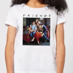 Image of Friends Classic Character Womens T-Shirt - White - 3XL