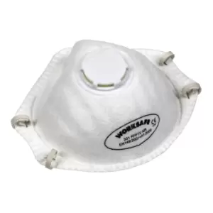 image of Sealey Cup Mask Valved FFP1, Pack of 10