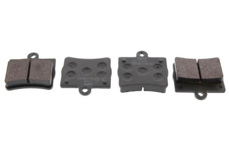 Image of MAPCO 6780 Brake pad set Rear Axle, excl. wear warning contact Brake Pad Set,disc brake (402)