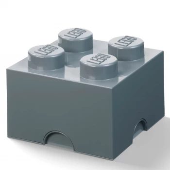 image of LEGO Storage Brick 4 - Dark Grey