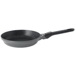 image of BergHOFF GEM Stay Cool Grey 24cm Non-Stick Cast Aluminium Frying Pan with Detachable Handle