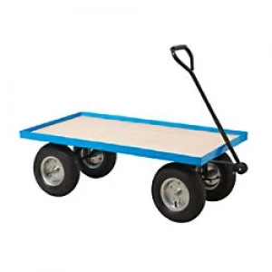 GPC Platform Truck Blue Capacity: 400L 4 Castors 600mm x 720mm x 1200mm