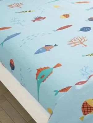 Image of Catherine Lansfield Ocean Life Fitted Sheet