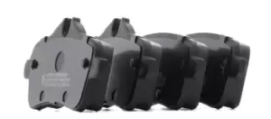 Image of RIDEX Brake pad set MERCEDES-BENZ 402B0836 0064203320,0064203420,0064203520 0064204020,0064204120,0064206320,0064206820,0074207720,0074207820