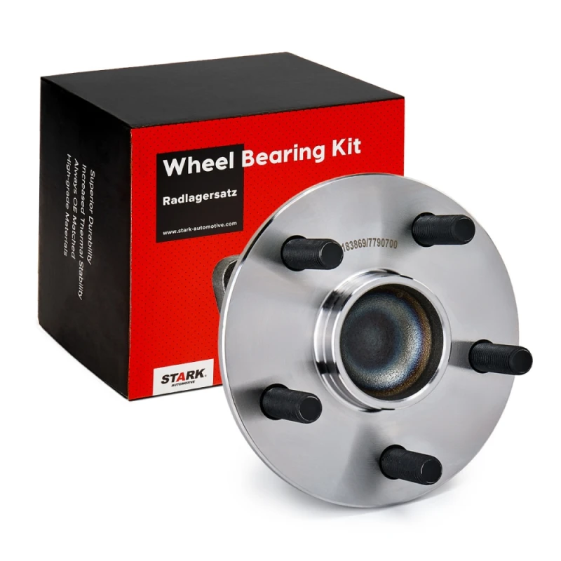 Image of STARK SKWB-0180197 Wheel bearing kit Rear Axle both sides, with integrated ABS sensor Wheel Bearing Kit (654)