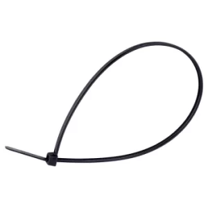Image of HellermannTyton UB200A Black TY-ITS Cable Tie 200 x 2.5mm (Pack 100)