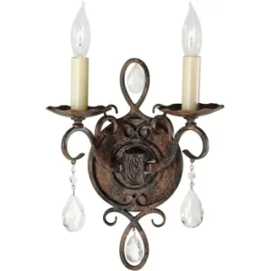 Image of Applique murale Chateau Bronze moka
