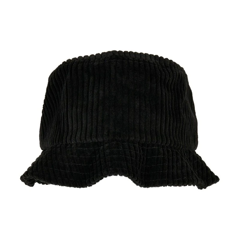 Image of Flexfit Flexfit Men Corduroy Bucket Hat in Black One Size Male 5063300297605