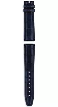 Image of IWC Strap Alligator Blue For Folding Clasp