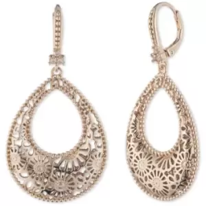 image of Marchesa Jewellery Domed Open Filigree Drop Earrings