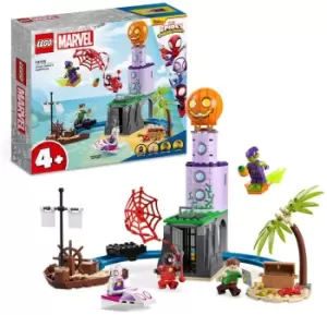 image of LEGO Marvel Team Spidey at Green Goblins Lighthouse 10790