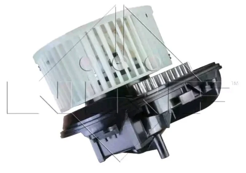 Image of NRF 34089 Blower Motor for left-hand/right-hand drive vehicles, with integrated regulator Interior Blower (2669)