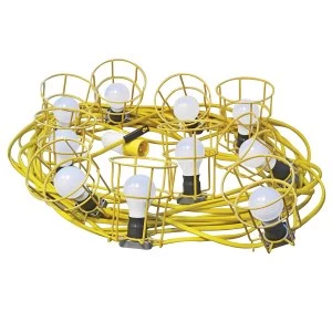 image of Faithfull Festoon Lights 22M 10 Bulbs 110V