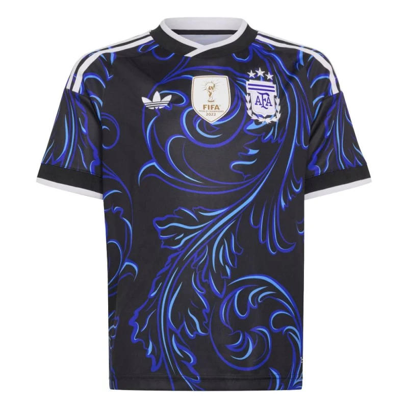 Image of Adidas Argentina Away Kit Child Coupe du Monde 2026 Noir Unisex 7/8 ans KB0626