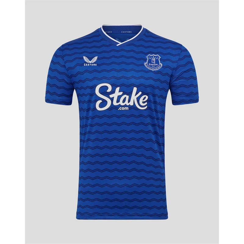 Image of Castore Everton Home Shirt 2025 2026 Adults Domestic Replica Shirts S Blue 37709818350